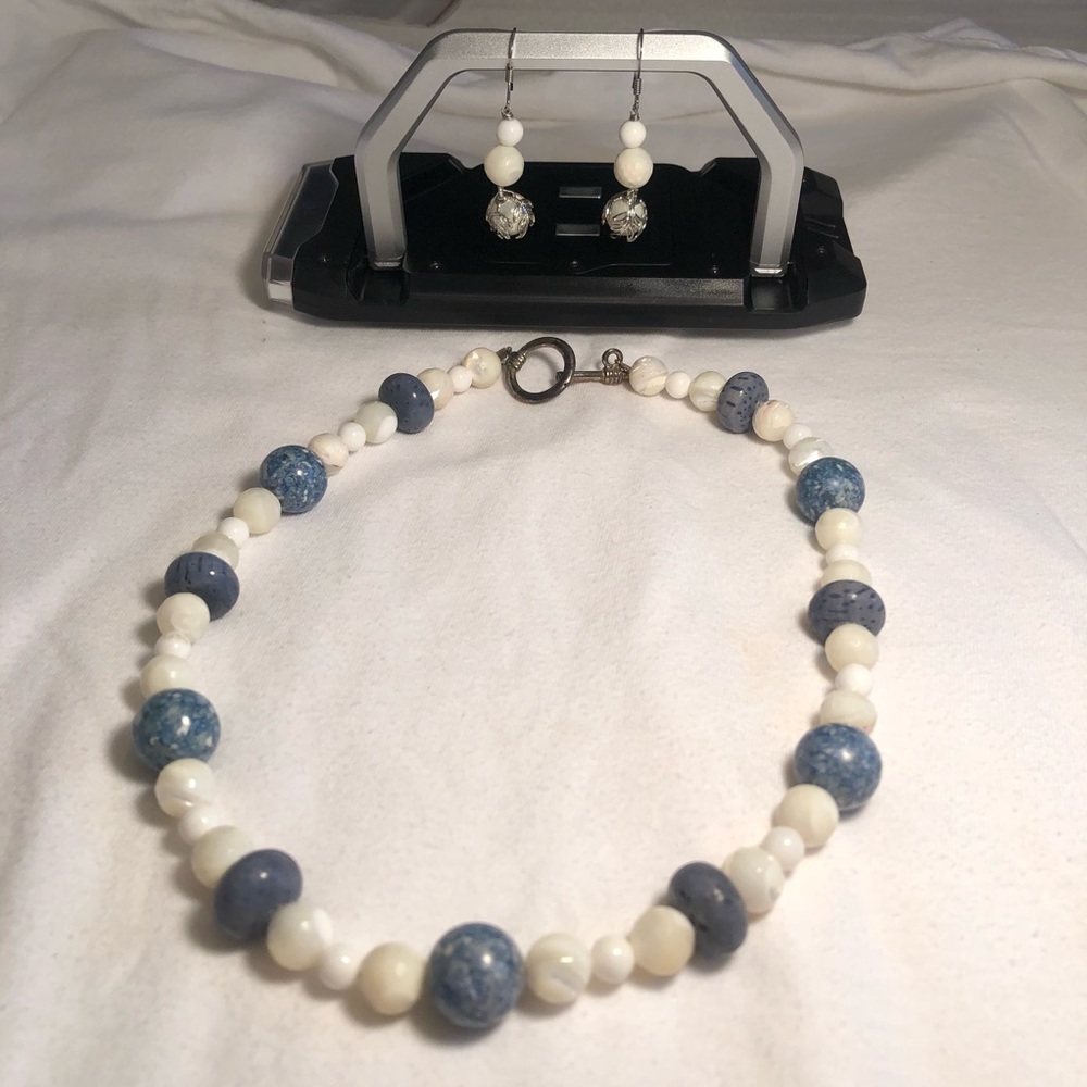 Necklace and Earring Set Perfect with Jeans
